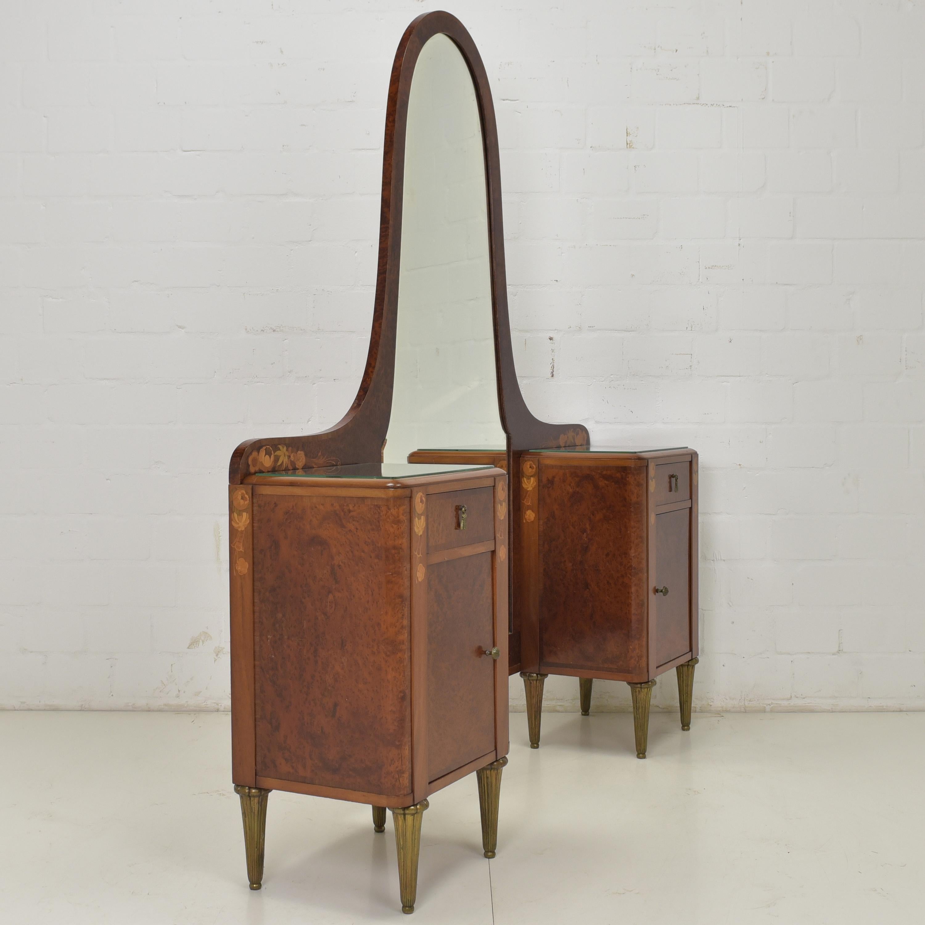 Art Deco Dressing Table / Mirror Dresser, 1925 For Sale at 1stDibs