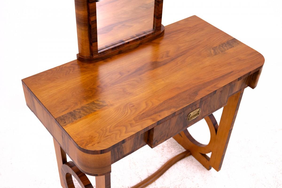 Art Deco dressing table, Poland, circa 1930. In Good Condition For Sale In Chorzów, PL