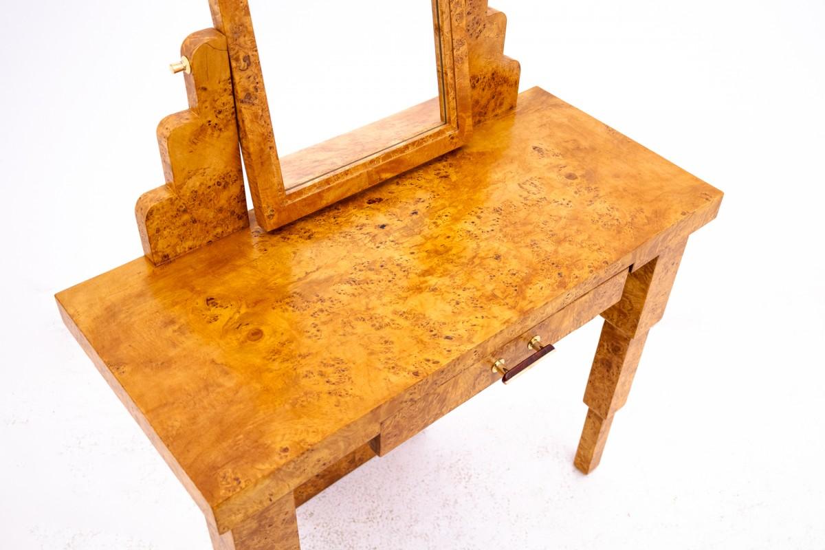 Tocador Art Decó con silla, mediados del siglo XX, Polonia. en venta 1