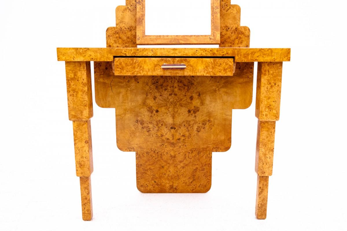Tocador Art Decó con silla, mediados del siglo XX, Polonia. en venta 2
