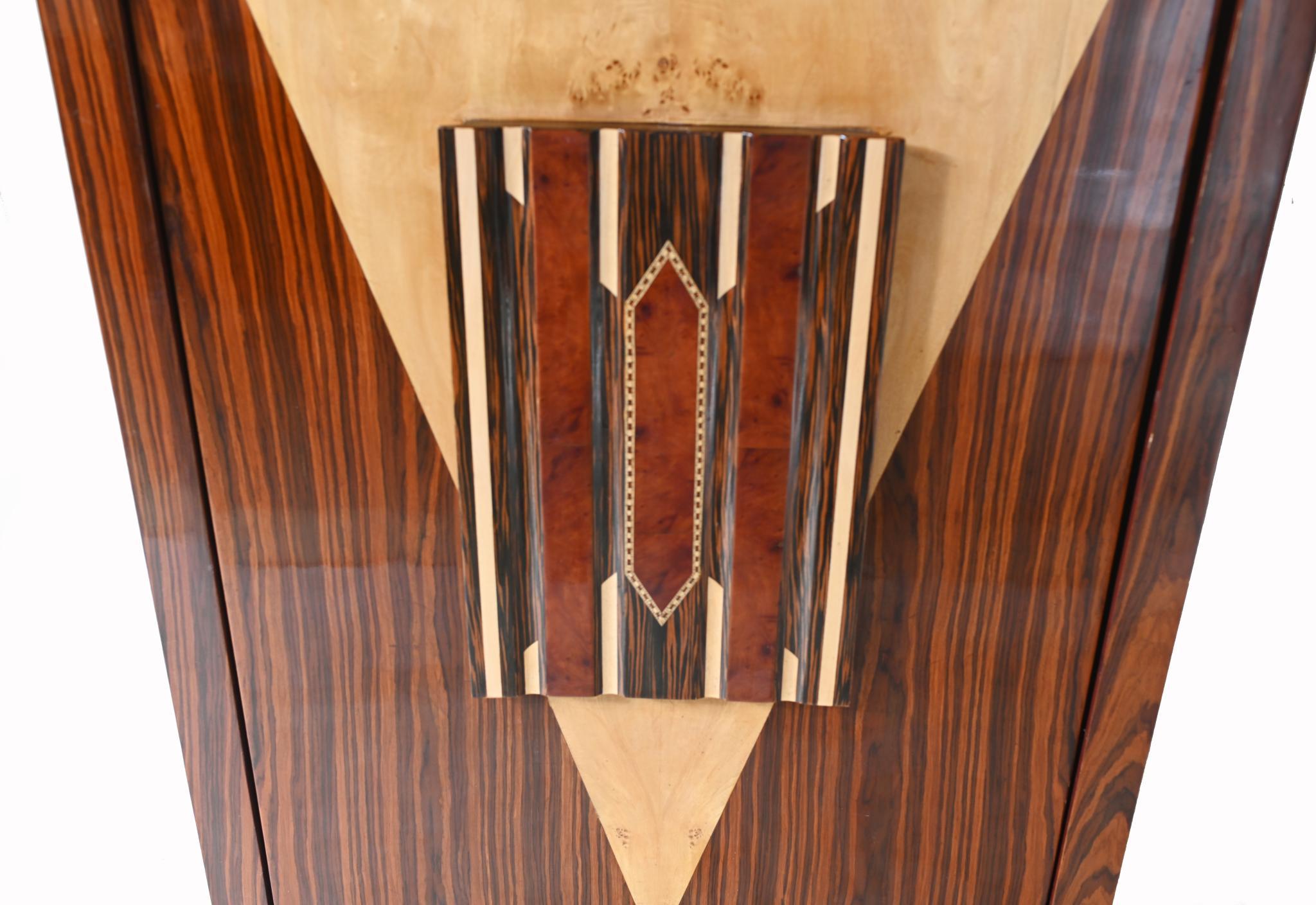 Early 20th Century Art Deco Drinks Cabinet 1920s Cocktail Cabinets Furniture For Sale