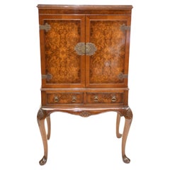 Armario para copas Art Decó Epstein Cocktail Chest Nogal rebabas 1930