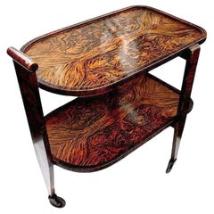 Art Deco Drinks Hostess Bar Cart Trolley, circa 1930
