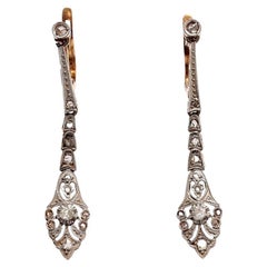 Art Deco drop earrings, Western Europe, circa 1925.