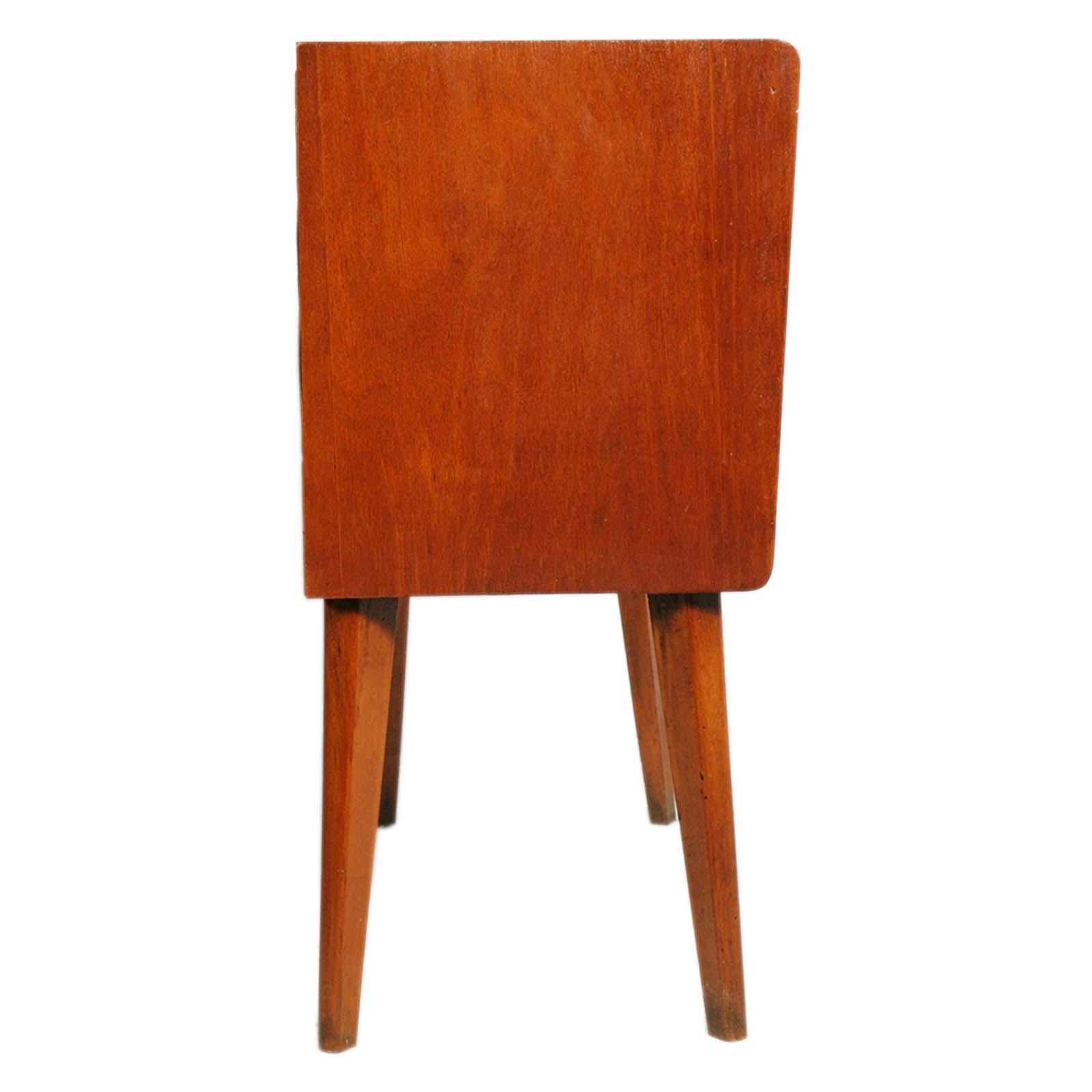 Mid-Century Modern Art Deco Dry Bar Cabinet by Meroni & Fossati Gio Ponti attributed, Briar of Elm For Sale