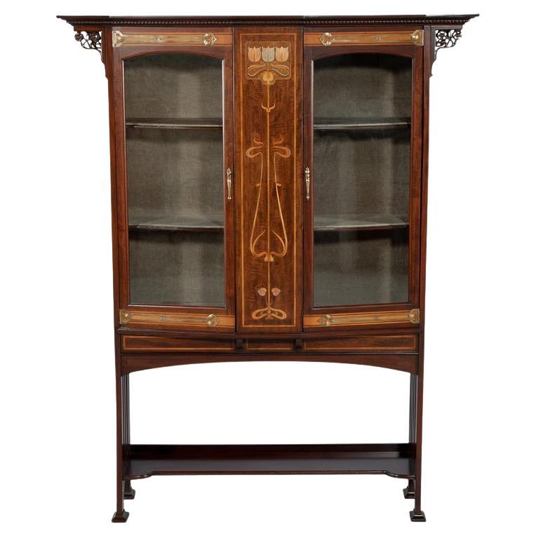 Art Deco Dry Bar Display Cabinet