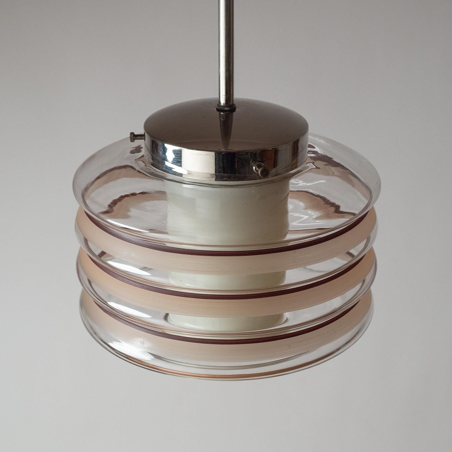 Vetro Ciondolo a doppio vetro Art Déco, 1940 circa in vendita