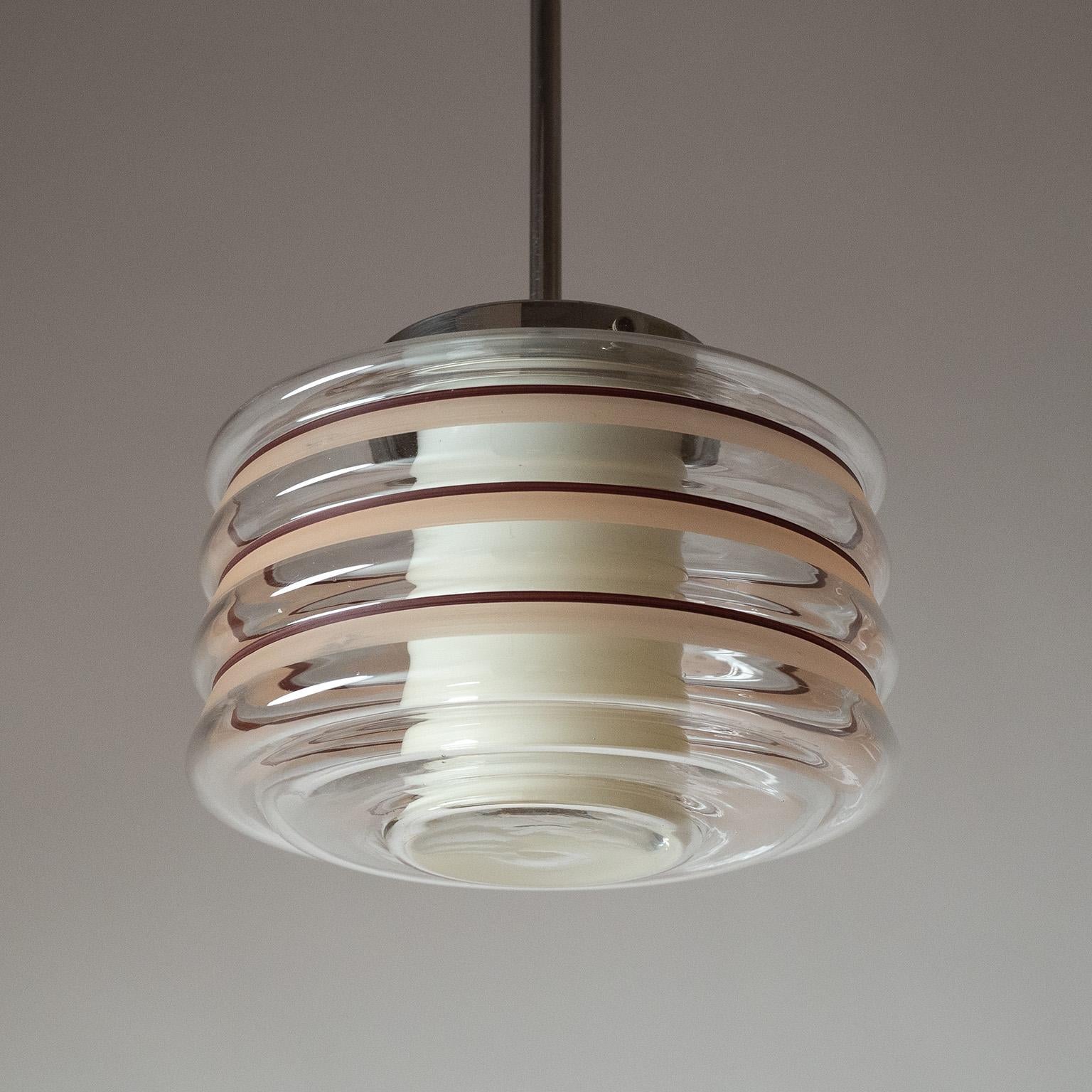 Ciondolo a doppio vetro Art Déco, 1940 circa in vendita 2