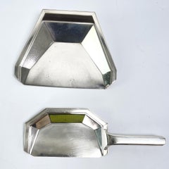 Art Deco dustpan from B.B silver-plated table dustpan, 1930s