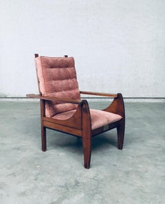 Art Deco Dutch Modernism Reclining Grand Armchair, Netherlands 1920's