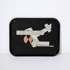 Bandeja de servir Art Decó "Dynamic" de micarta de George Switzer para Westinghouse