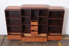 Art Deco Dynamique Creations Johnson Furniture Co. Skyscraper Bookcase Wall Unit