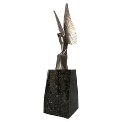 Sculpture d'aigle Art déco par Henri Rischmann