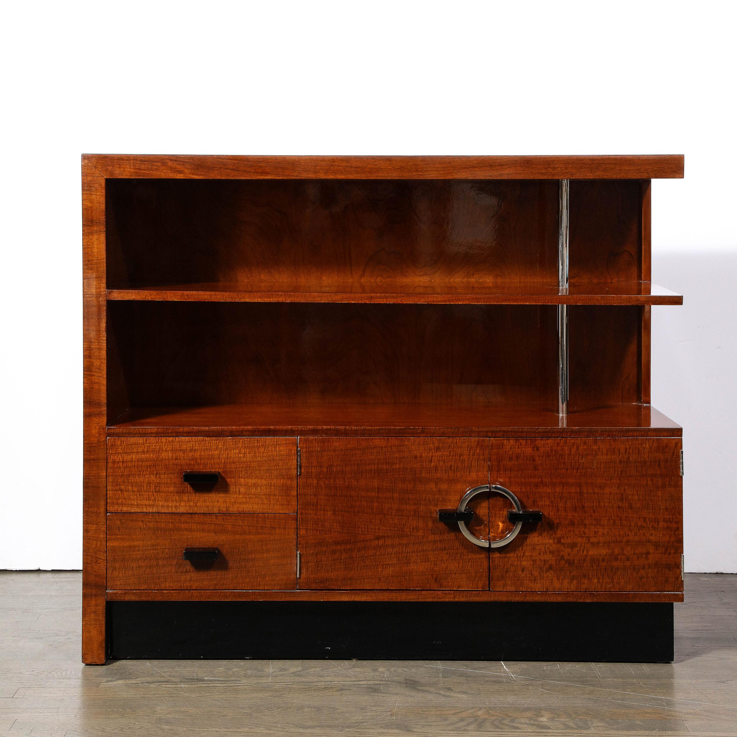 American Art Deco East Indian Laurel Bookcase by Gilbert Rohde for Herman Miller No. 344 For Sale