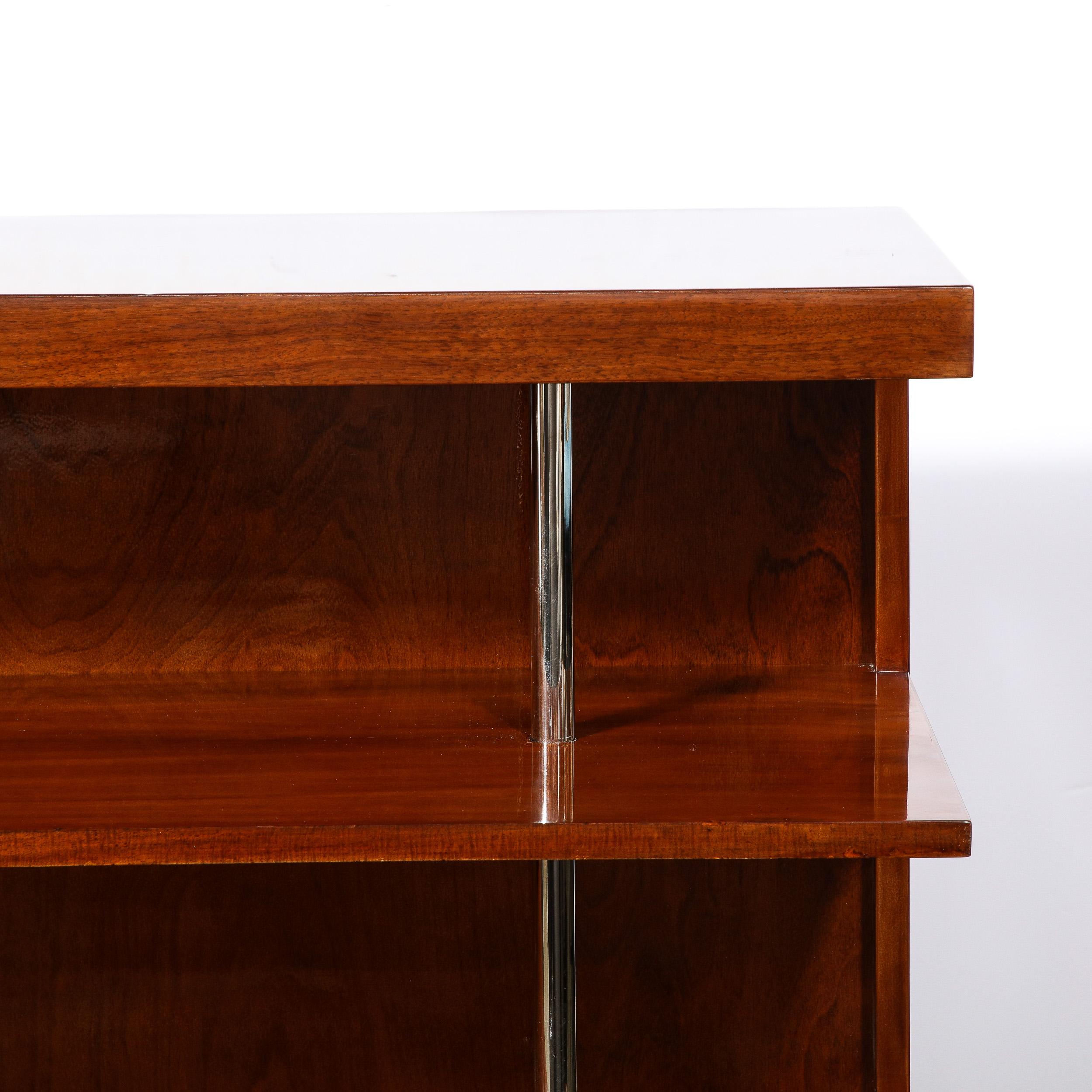 Art Deco East Indian Laurel Bookcase by Gilbert Rohde for Herman Miller No. 344 For Sale 1