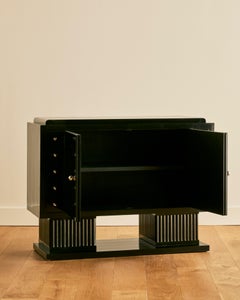 Art Deco Ebonized Cabinet