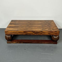 Émile-Jacques Ruhlmann French Art Deco Style Rectangular Coffee Table, Macassar