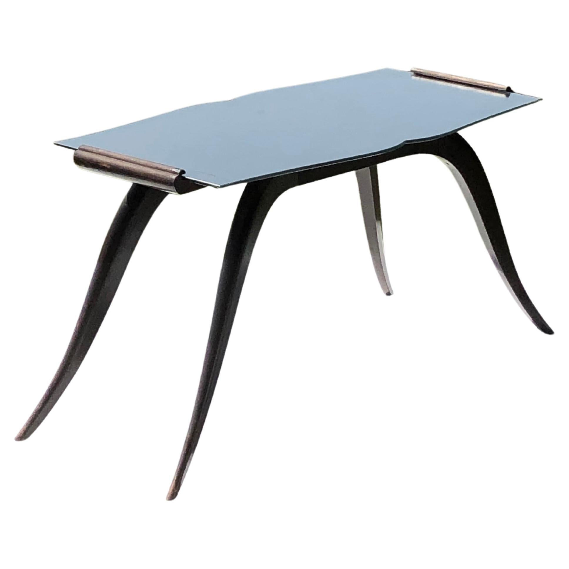 An ART DECO Coffee TABLE in the style of JACQUES-EMILE RUHLMANN, France 1930