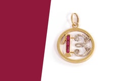 Art Deco Edwardian pendant 13 in 18-karat rose gold
