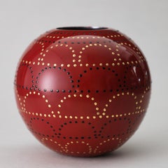 Art Deco Lacquered Mercury Vase Alexander Lamont Portico Design