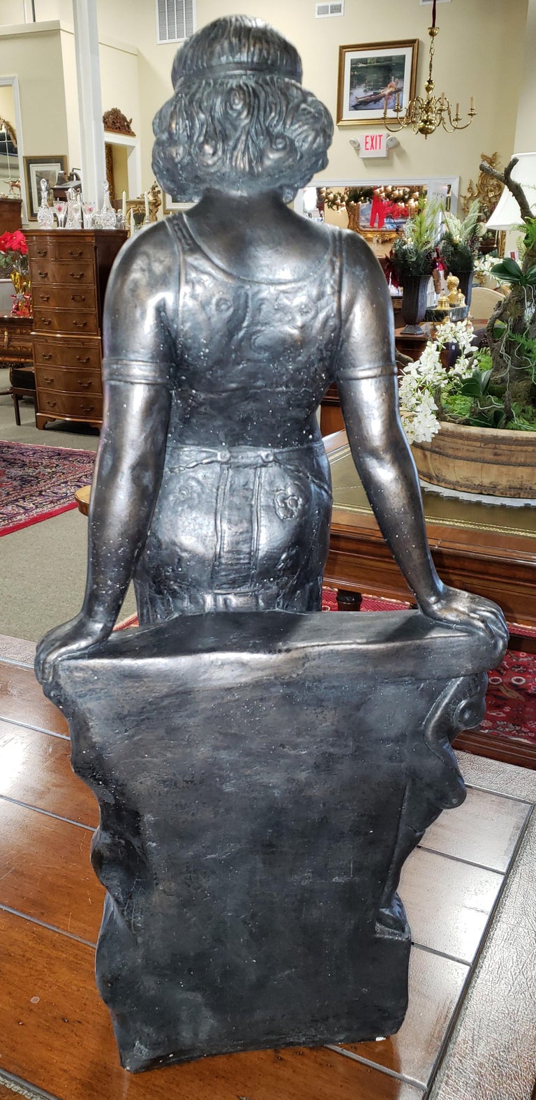 Art Deco "Egyptian Belly Dancer" Bronze Statue at 1stDibs