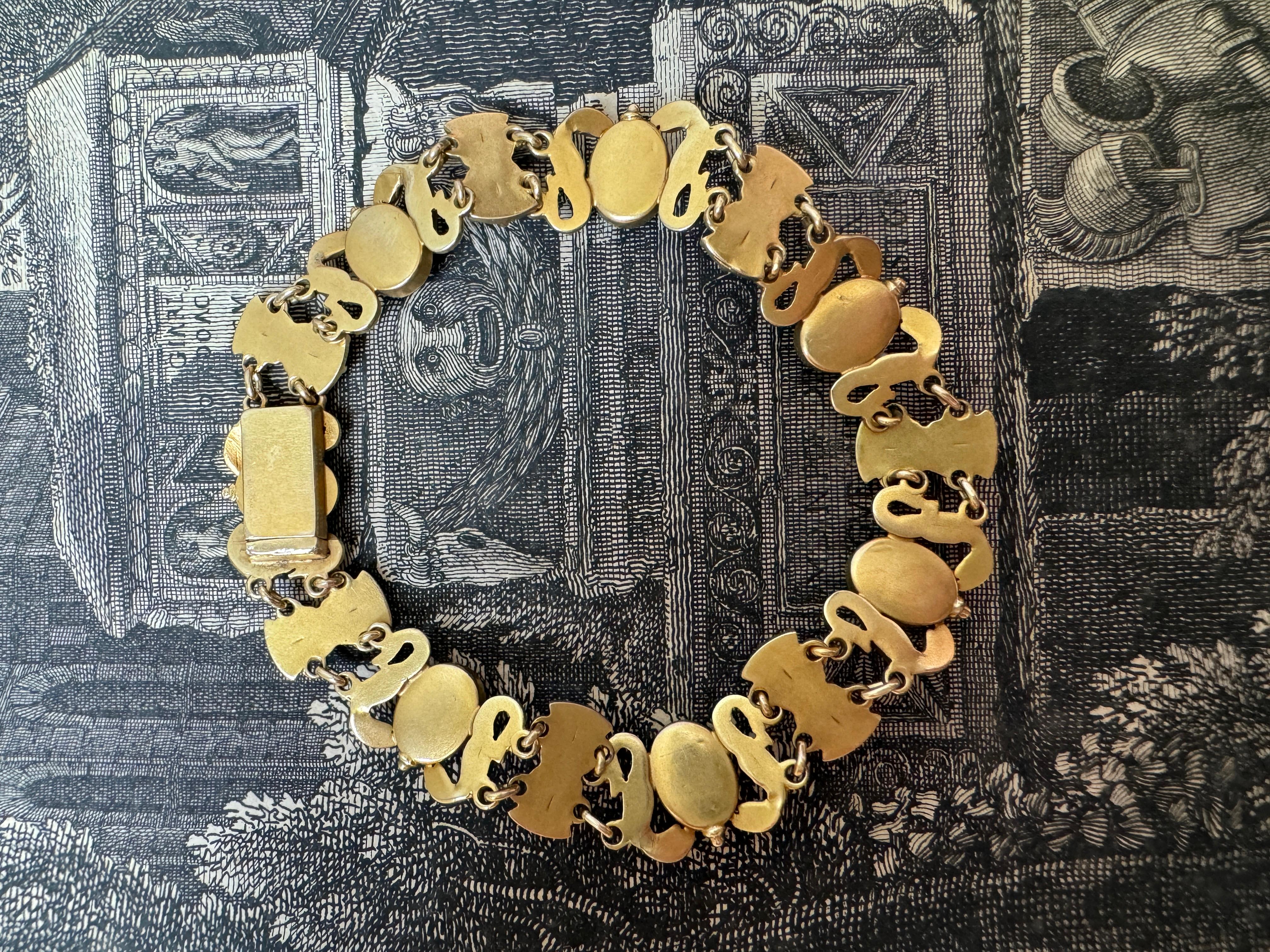 Art-Déco-Armband im ägyptischen Revival-Stil mit türkisfarbenen Skarabäus Damen