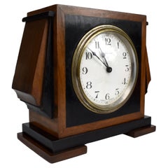 Retro Art Deco Eight Day French Mantle Clock, c1930