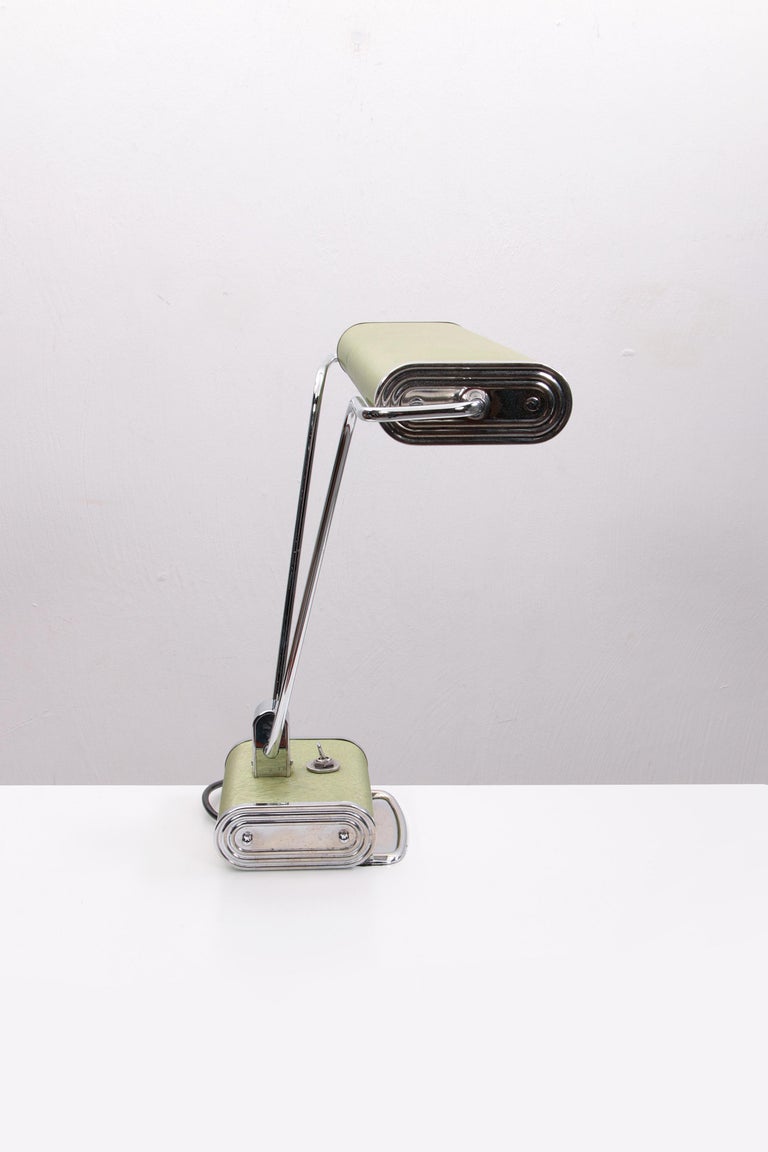 Art Deco Eileen Gray Desk Lamp Made by Jumo, 1930s For Sale at 1stDibs