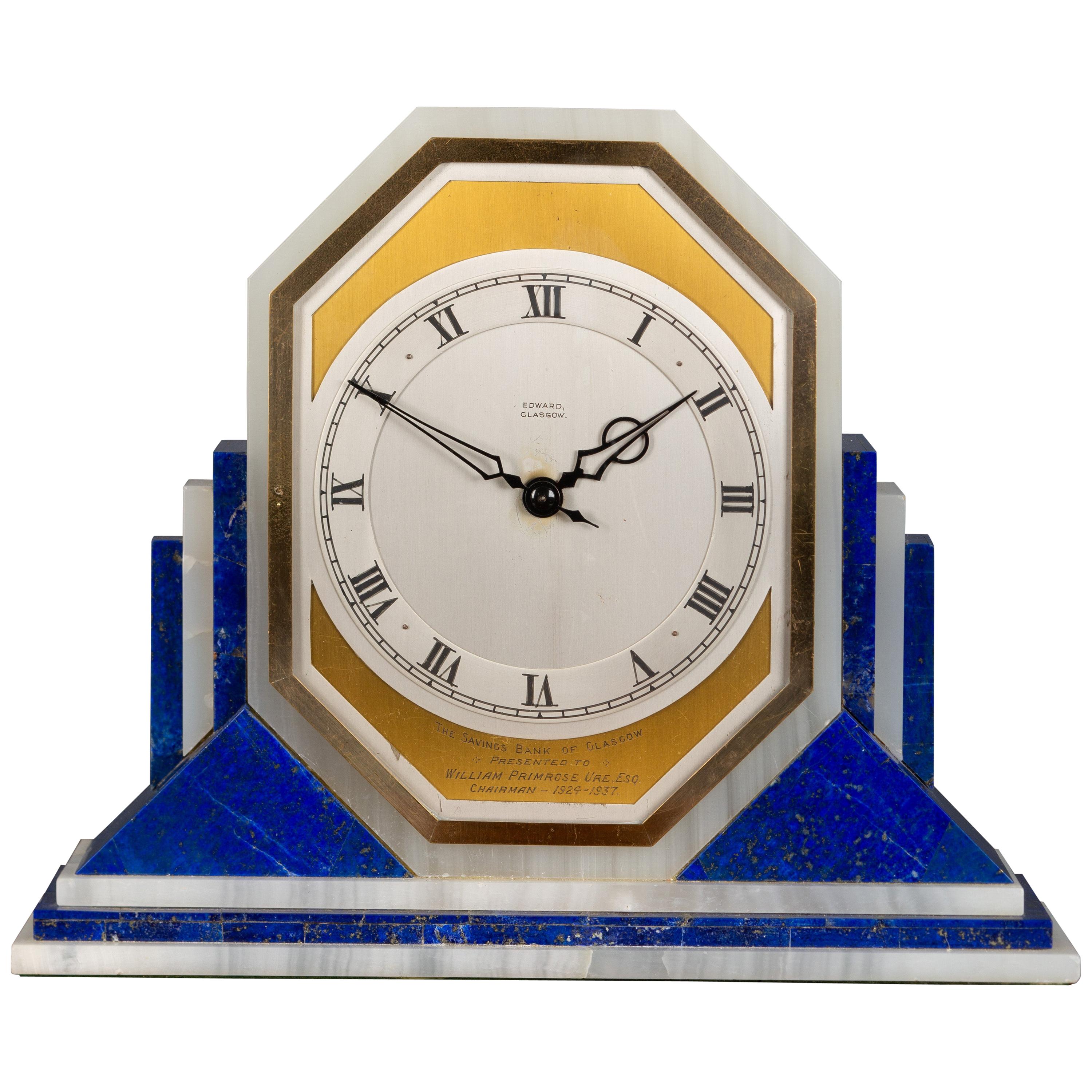 Art Deco Mantel Clock at 1stDibs