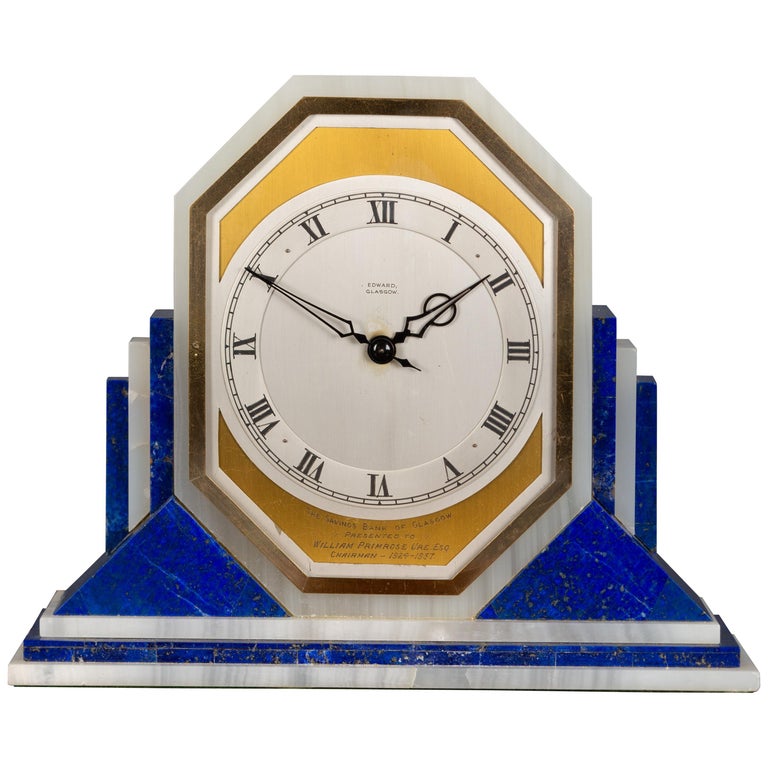 Art Deco Electric Mantel Clock For Sale At 1stdibs
