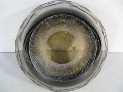 Art Deco Elegance: Signed Gilly Acid-Etched Glass Bowl (1930s) -1Y09