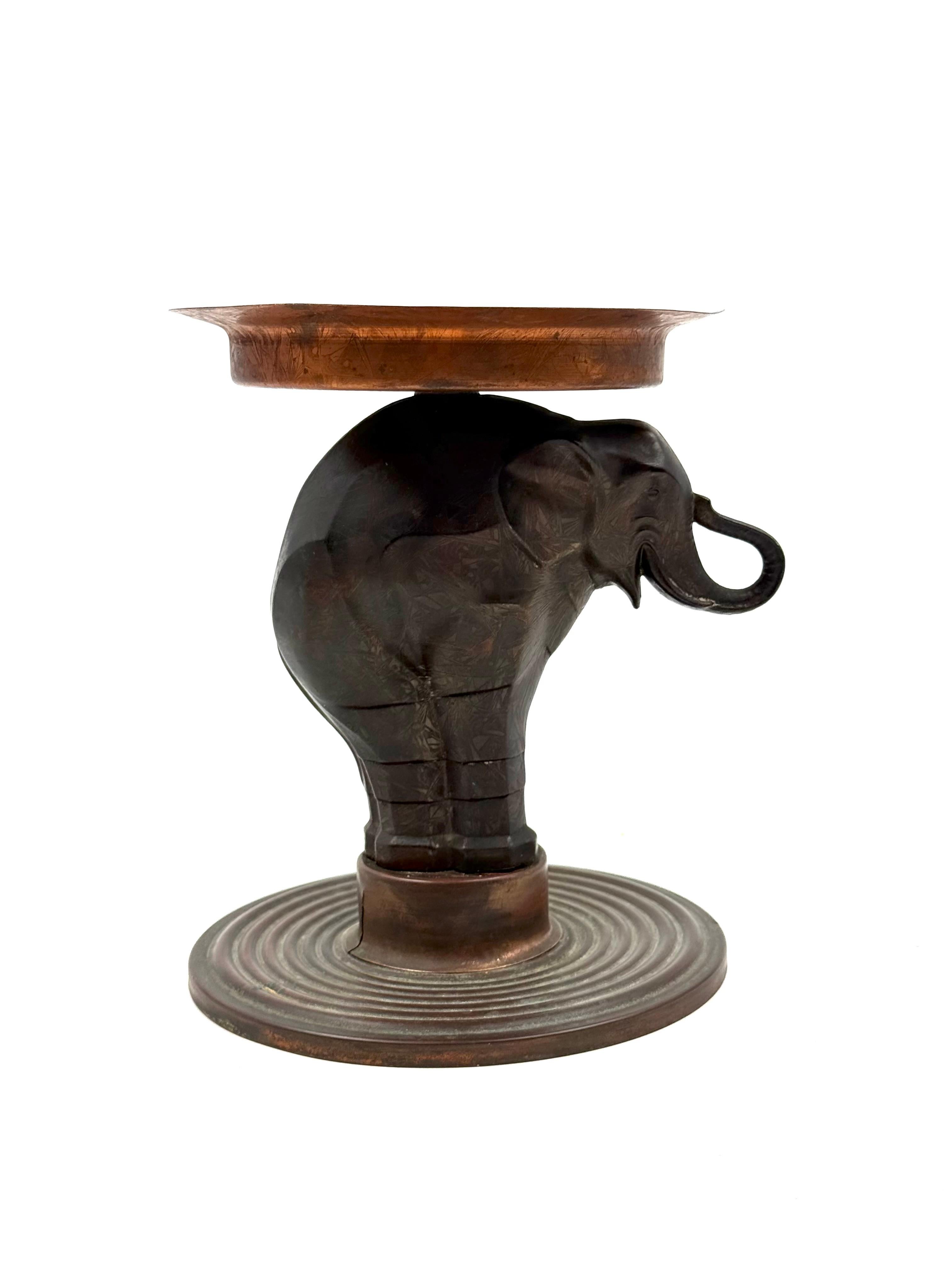 Art Deco elephant coupe vide poche, France 1930s in vendita 4