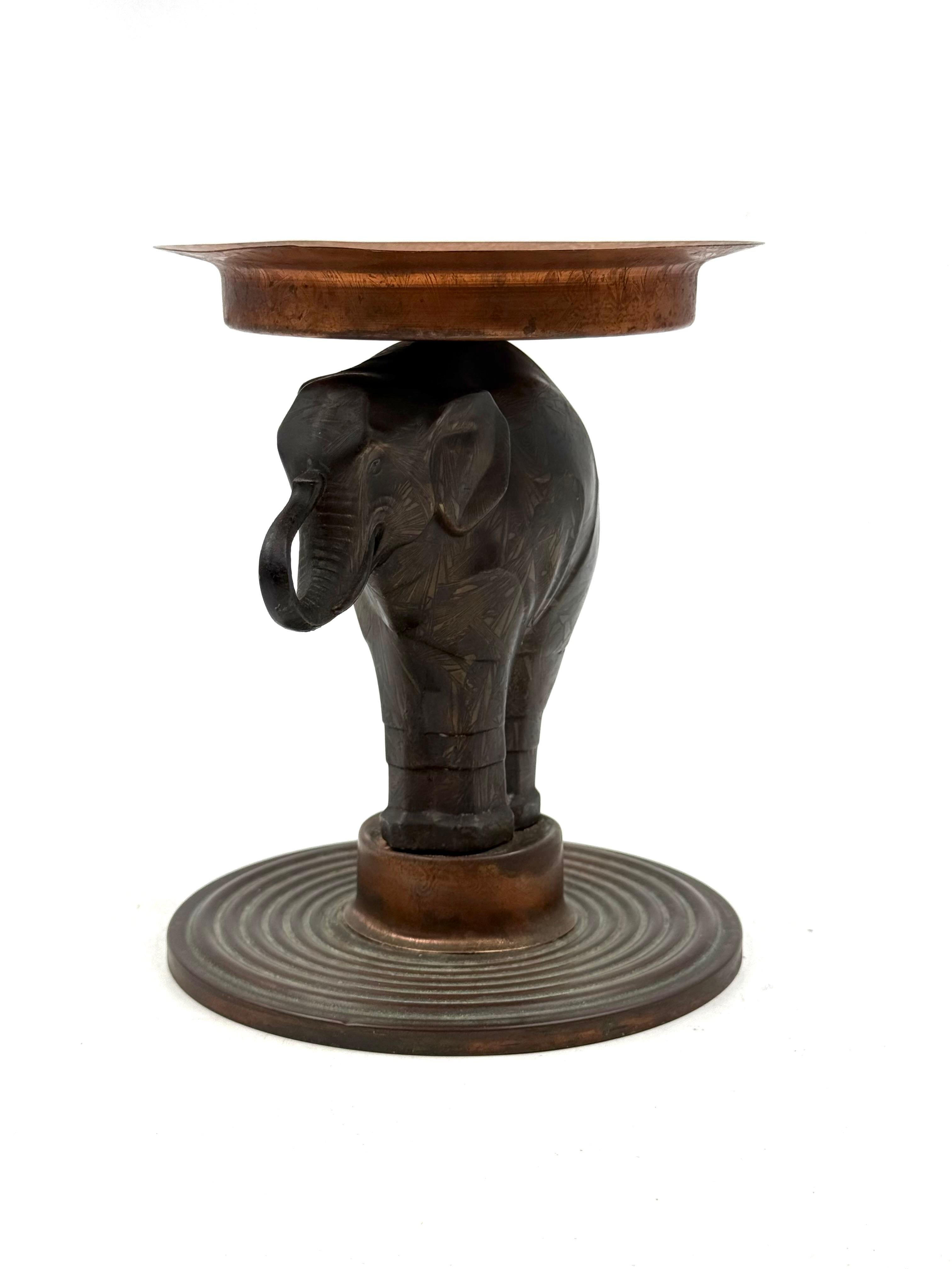 Art Deco elephant coupe vide poche, France 1930s in vendita 1
