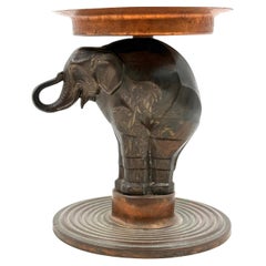 Art Deco elephant coupe vide poche, France 1930s