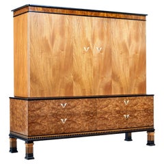 Art Deco Elm and Burr Sideboard by Erik Chambert