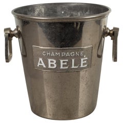 Art Deco Embossed Champagne Advertising Ice Bucket, circa 1930