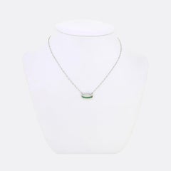 Art Deco Emerald and Diamond Necklace