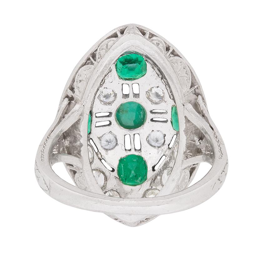 1920s art deco emerald ring