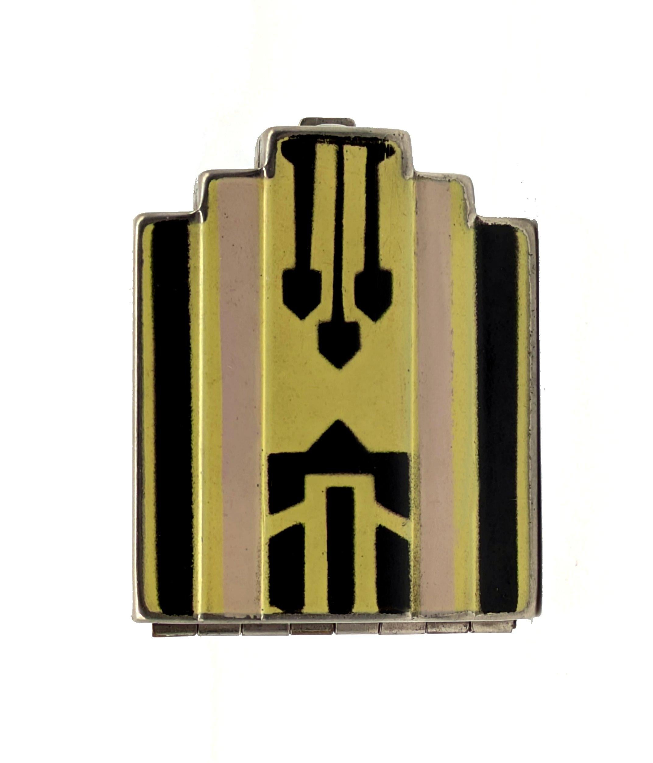 Art Deco Empire State Building Powder Compact, c1930 im Angebot 9