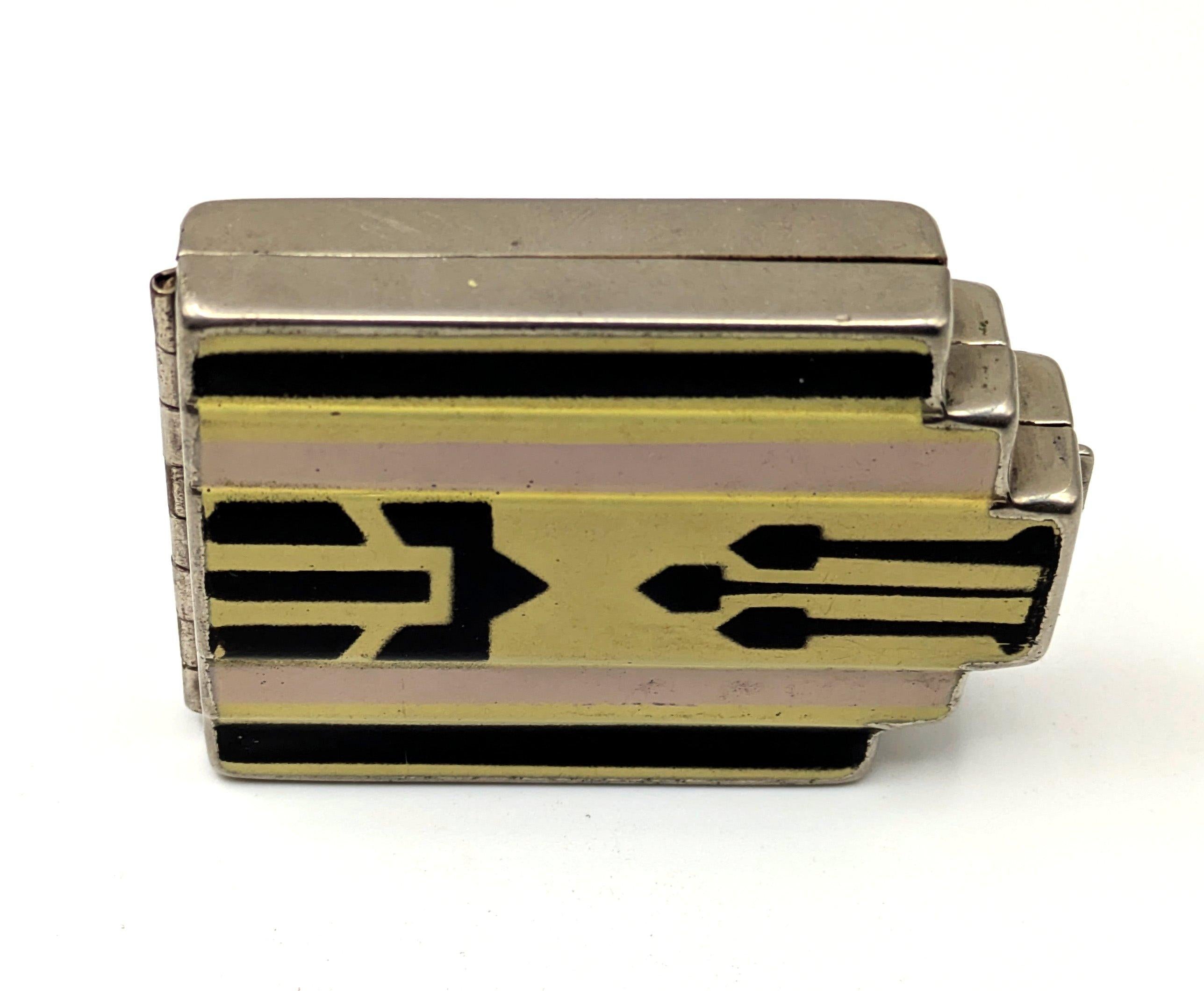 Art Deco Empire State Building Powder Compact, c1930 im Angebot 10