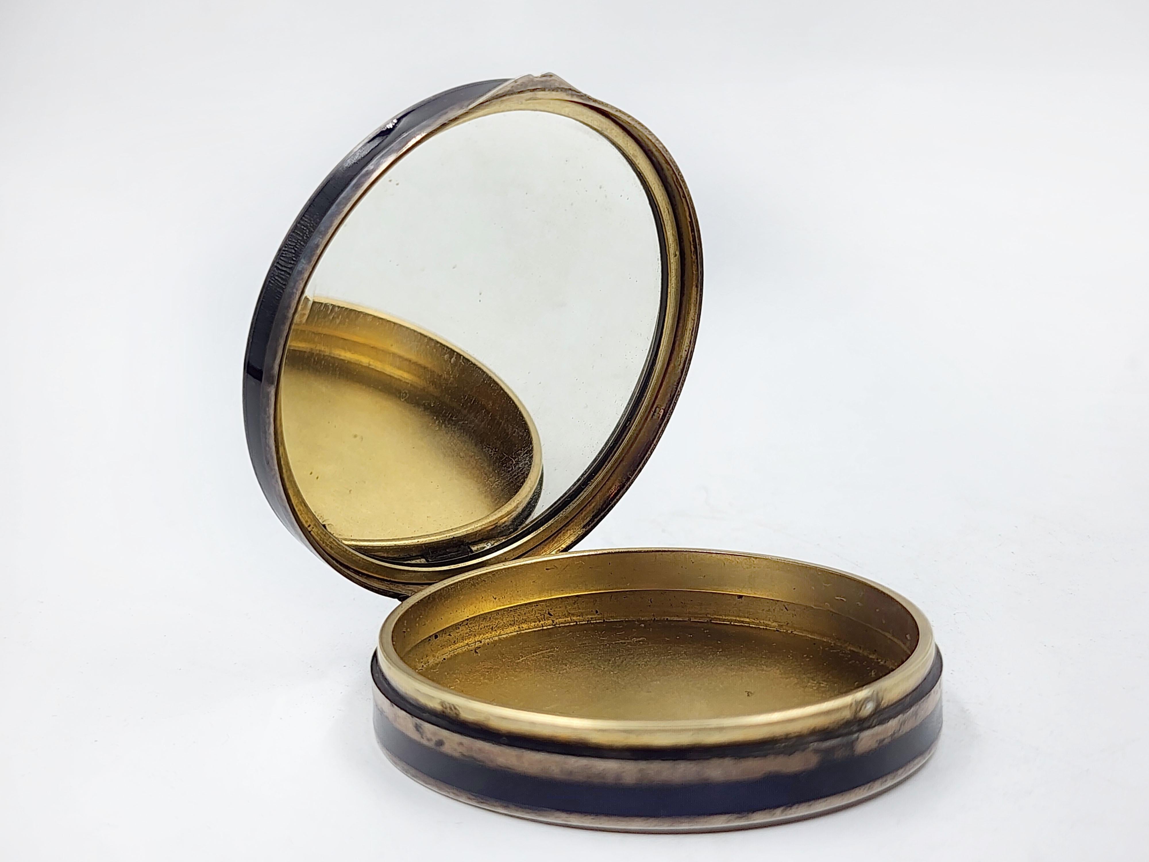 Caja de esmalte Art Déco de estilo Paul Laszlo y Maria Rott Hecho a mano en venta