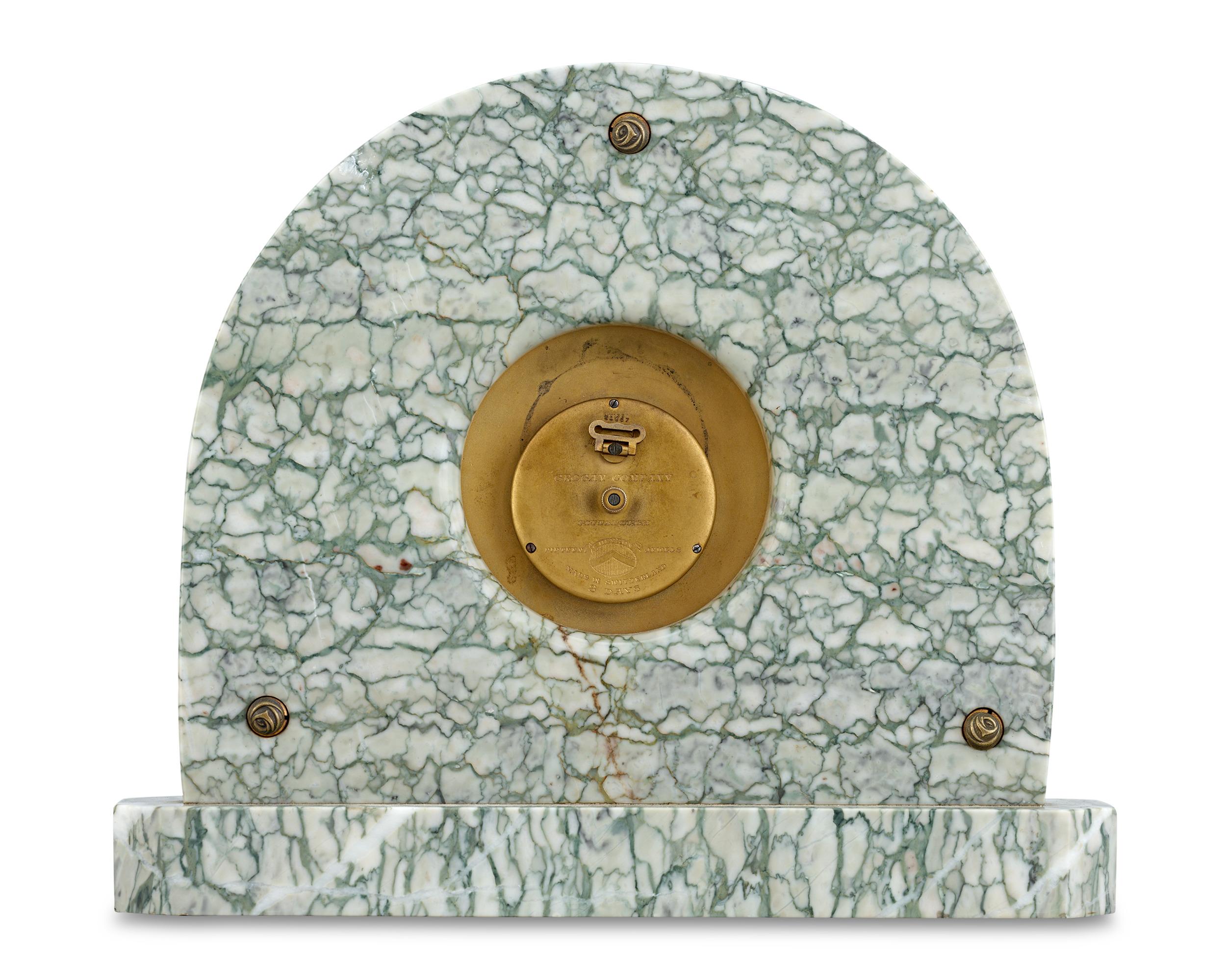 Reloj esmaltado Art Decó de la empresa Grogan en Excelente estado para la venta en New Orleans, LA