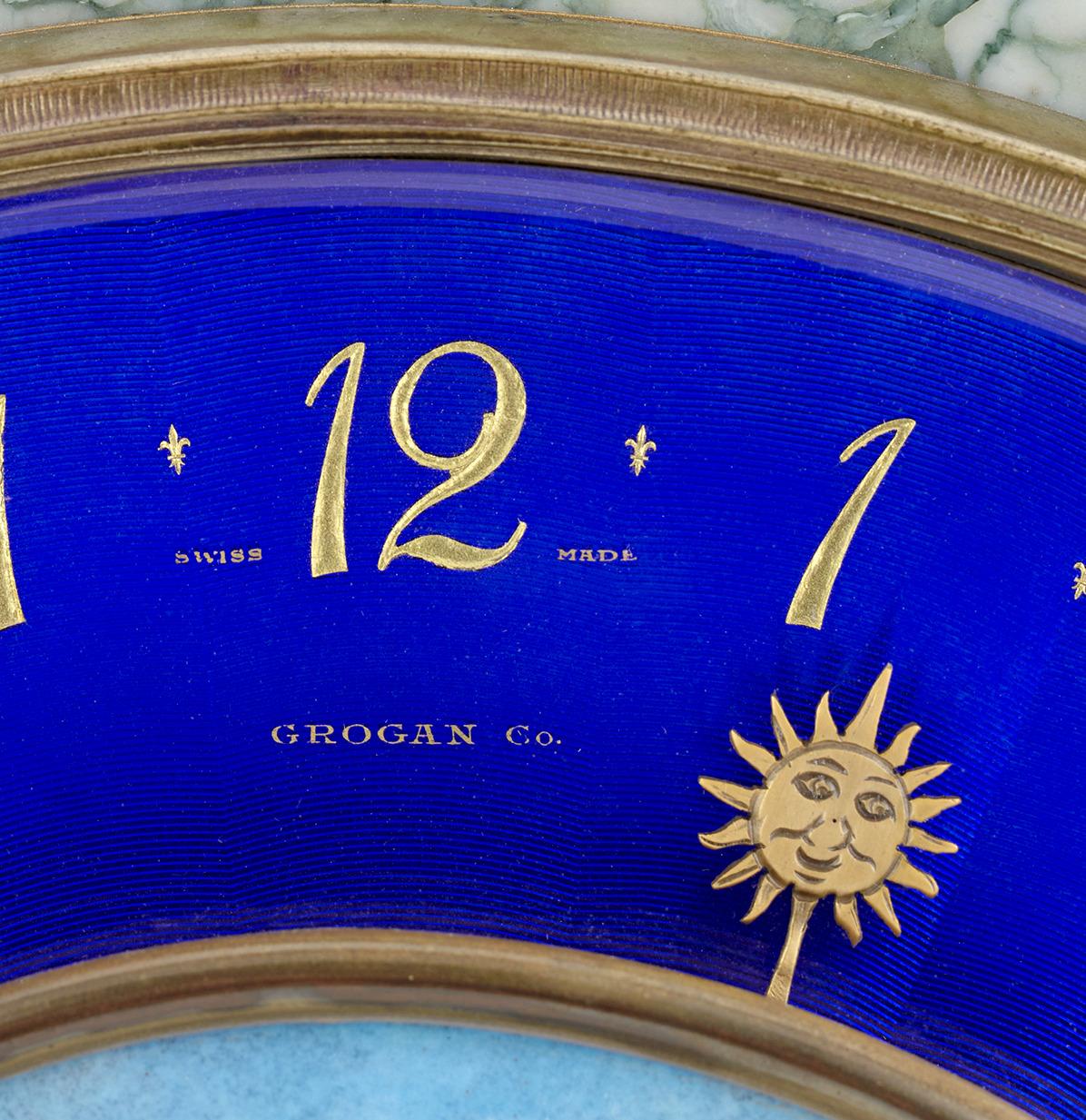 Reloj esmaltado Art Decó de la empresa Grogan en venta 1