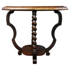Art Deco  End- oder Beistelltisch  Gerste Twist Legs, 30s