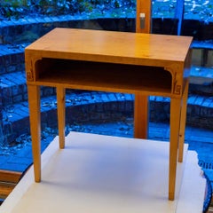 Art Deco End Table in Birch