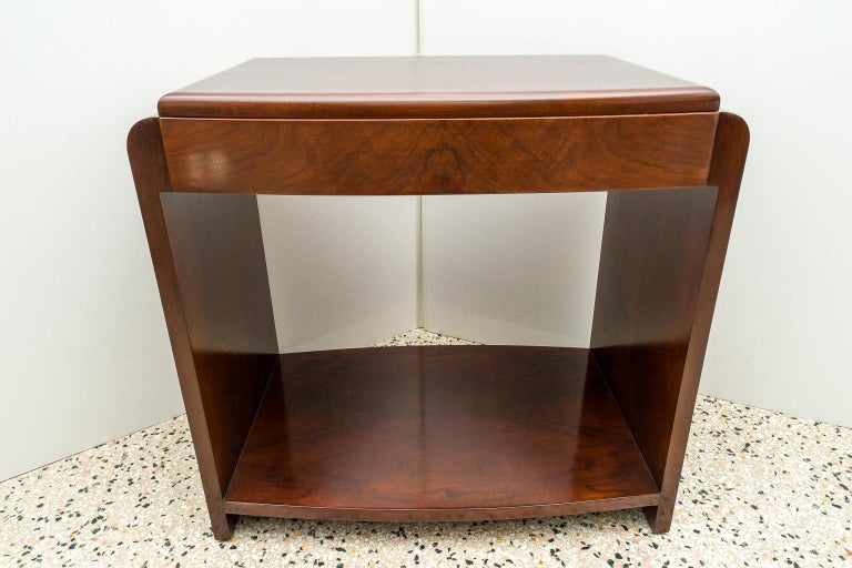 Art Deco End Table with Drawer For Sale at 1stDibs