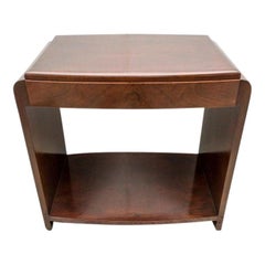 Art Deco End Table with Drawer