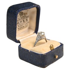 Art Deco Engagement Ring (GIA Approx 1.40-Carats), Platinum, Circa 1920