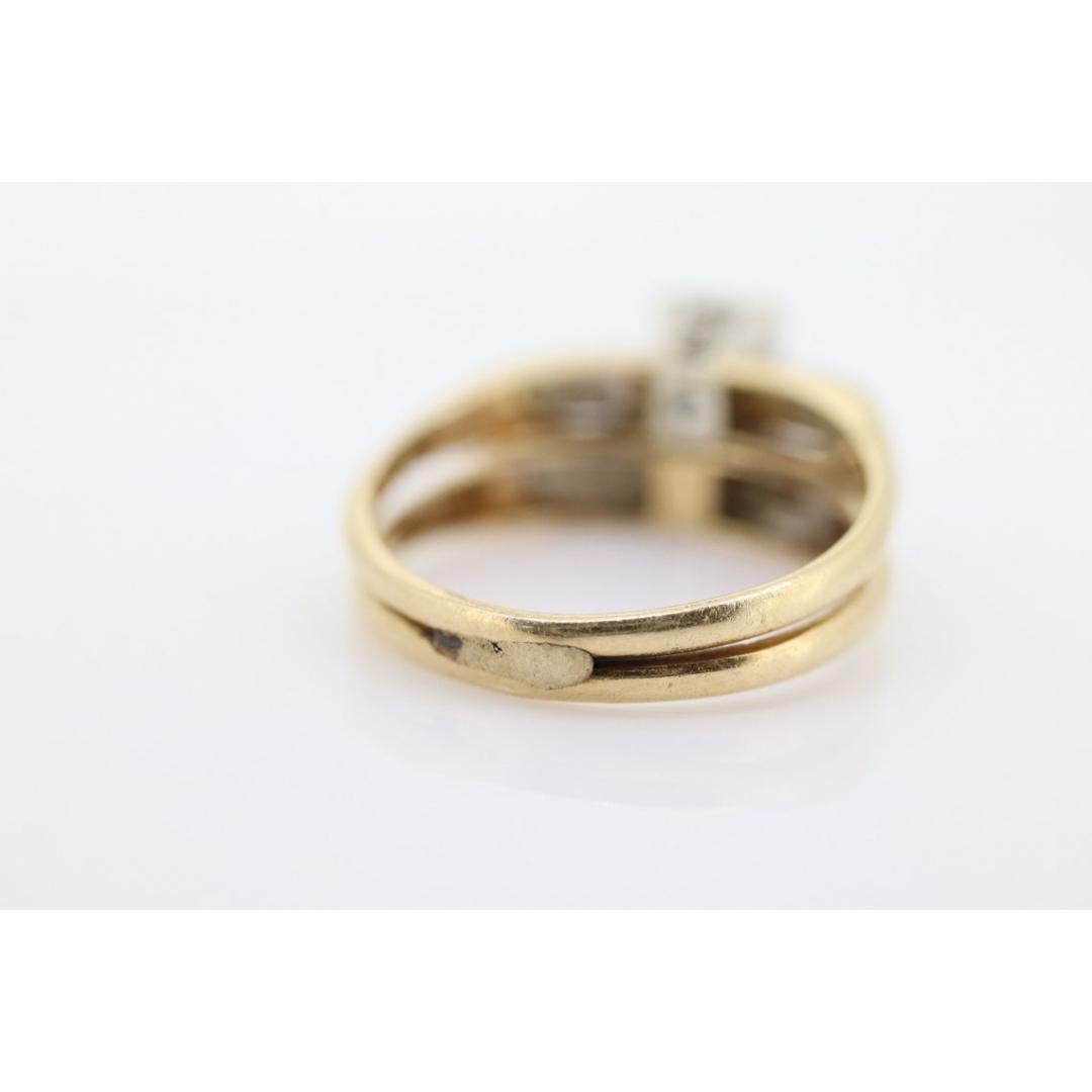 Art Deco Engagement Wedding Diamond Ring Set. Wedding Vintage des années 1930 ou 1940 Bon état - En vente à Port Charlotte, FL