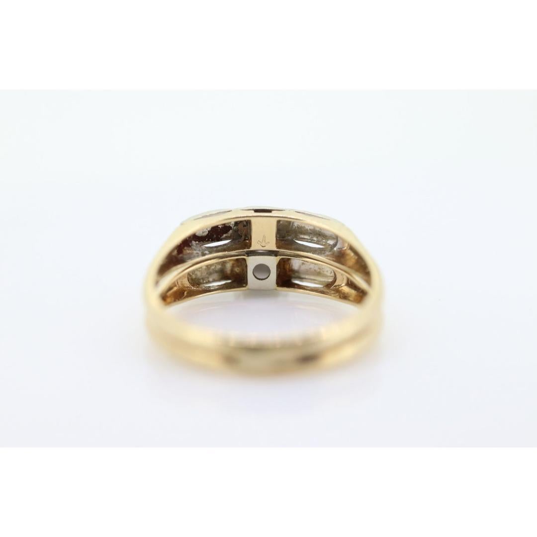 Art Deco Engagement Wedding Diamond Ring Set. Wedding Vintage des années 1930 ou 1940 en vente 5